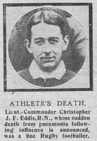 Eddis C J F Lt Comm HMS Scimitar Royal Navy The Graphic 24th Oct 1918