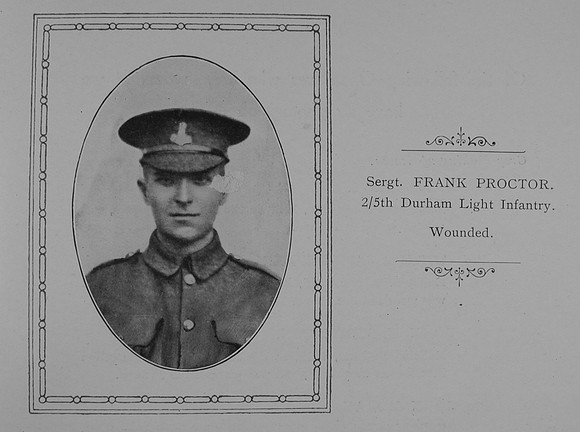 Proctor F Sergt 5th Durham Light Infantry William Graham Co Roll Of Honour