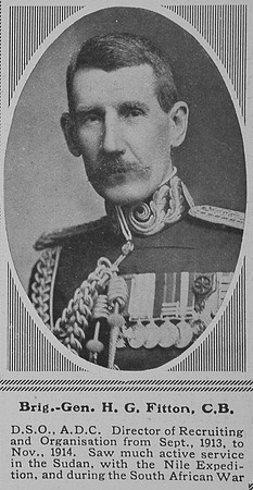 Fitton H G Brig Gen CB DSO ADC General Staff The Sphere 26th Feb 1916