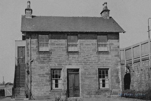 The Station House At Haddington Station 1946