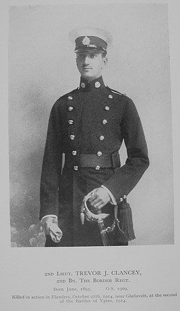 Clancey T J 2nd Lt 2nd Border Regiment
