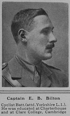 Bilton E B Captain 5th King's Own Yorkshire Light Infantry The Sphere 5th May 1917