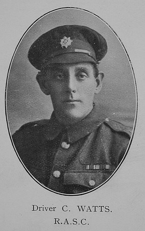 Watts C Dvr Army Service Corps William Graham Co Roll Of Honour