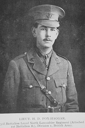 Fox-Haggar H D Lt 1st Loyal North Lancs Regiment
