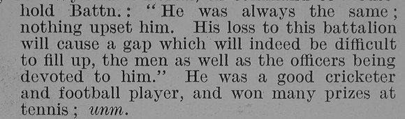 Godfrey A P Lt Bucks Btn Oxford & Bucks Light Infantry Obit Part 3 De Ruvignys Roll Of Honour Vol 3