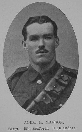 Manson A M Sergt 5th Seaforth Highlanders The Sword Of The North Highland Memories Of The Great War - Dugald MacEchern