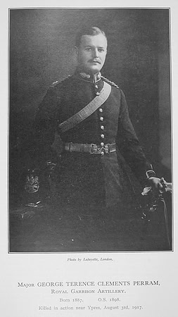 Perram G T C Major Royal Garrison Artillery