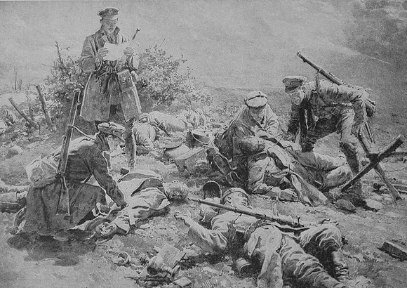After A Fight Searching Dead Germans For Identification Discs