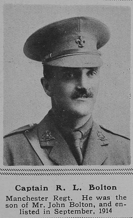 Bolton R L Captain 7th Manchester Regt The Sphere 31st Aug 1918
