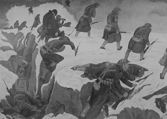The Artists Rifles At Marcoing 30th Dec 1917
