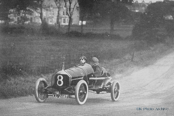 W O Bentley Driving In The T.T. Race 1914