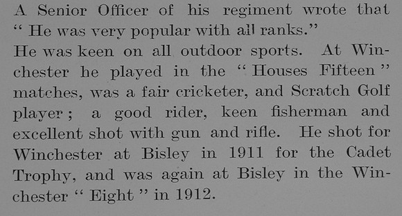 Boyd N J L 2nd Lt 1st Black Watch Obit Part 5 The Bond Of Sacrifce Vol 1