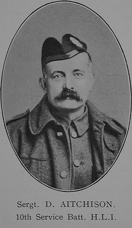 Aitchison D Sergt 10th Highland Light Infantry