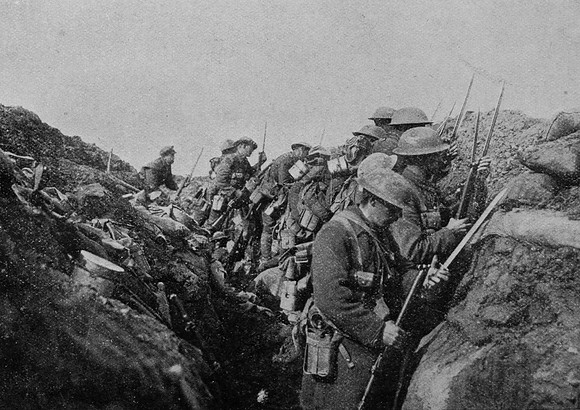 Canadians  Preparing To Charge On The Somme