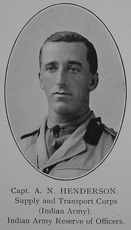 Henderson A N Captain Indian Army William Graham Company