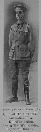 Calder J Gnr Australian Field Artillery The Sword Of The North Highland Memories Of The Great War - Dugald MacEchern