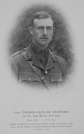 De Trafford T C Captain 2nd Royal Fusiliers