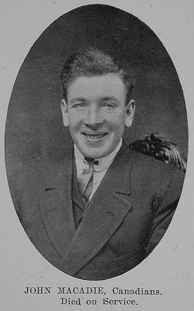Macadie J Pte Canadian Inantry The Sword Of The North Highland Memories Of The Great War - Dugald MacEchern