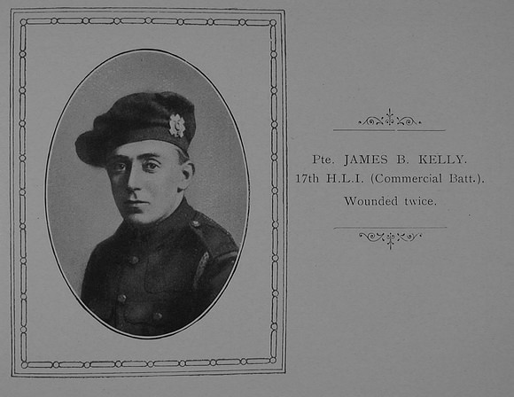 Kelly J B Pte 17th Highland Light Infantry