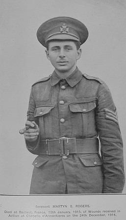 Rogers M S Sergt 1109 16th London Regiment