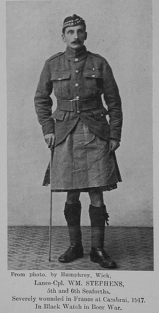 Stephens W L/Cpl 5th Seaforth Highlanders The Sword Of The North Highland Memories Of The Great War - Dugald MacEchern