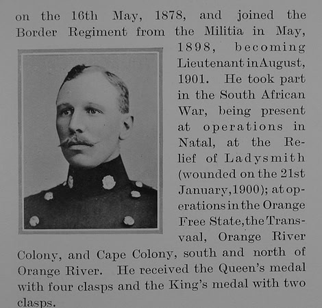 Andrews C G W Captain 2nd Border Regiment Obit Part 2 The Bond Of Sacrifice Vol 1