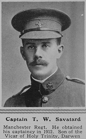 Savatard T W Captain Manchester Regiment The Sphere 17th Jul 1915