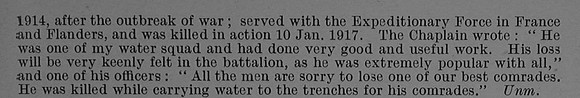 Jones E Pte 522 13th York & Lancaster Regiment Obit Part 2 De Ruvignys Roll Of Honour Vol 4