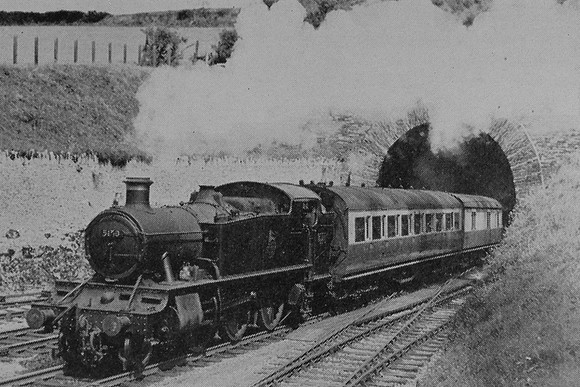 An Exeter To Plymouth Local Emerges From The Dainton Tunnel