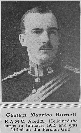 Burnett M Captain Royal Army Medical Corps The Sphere 22nd May 1915