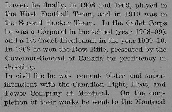 Bell A L Lt 10th Canadian Infantry Obit Part 2 The Bond Of Sacrifice Vol 2