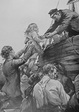 Rescuing Survivors From The Lusitania