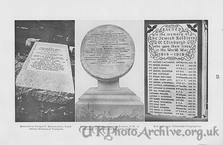 British Jewry Book Of Honour Page 25