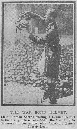 Sherris G Lt Canadian Infantry The Graphic 1st Oct 1918