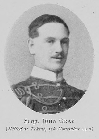 Gray J Sergt 46240 13th Hussars The 13th Hussars In The Great War