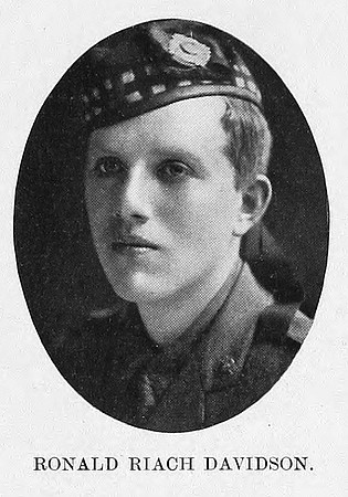 Davidson R R Captain 2nd Royal Scots