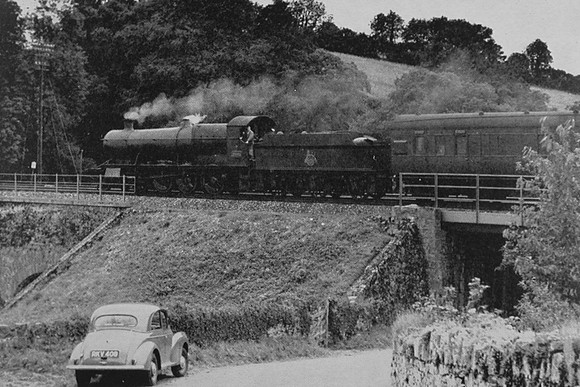 No 2881 Towards Totnes With A Parcels Train