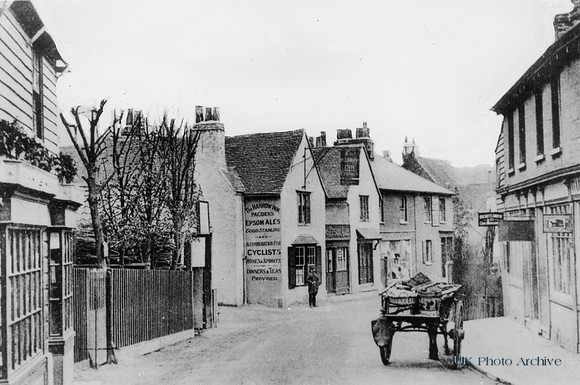 High Street And Harrow Inn Cheam