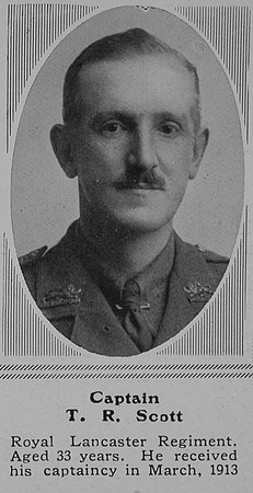 Scott T R Captain Kings Own Royal Lancaster Regiment The Sphere 12th Jun 1915