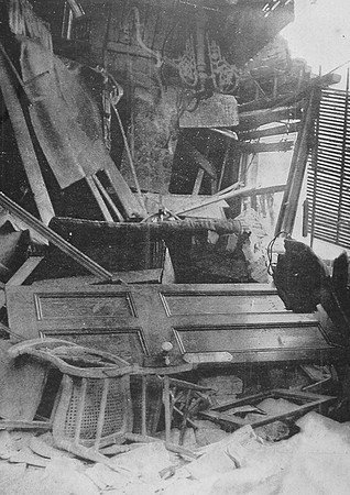 A Room In A House In Wykeham Street Scarborough Where Four People Died After The Naval Bombardment