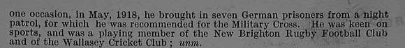 Astley C B Lt 10th Kings Liverpool Regiment Obit Part 2 De Ruvignys Roll Of Honour Vol 4