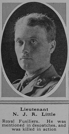 Little N J R Lt 11th Royal Fusiliers The Sphere 5th May 1917