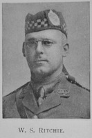 Ritchie W S 2nd Lt 5th Argyll And Sutherland Highlanders