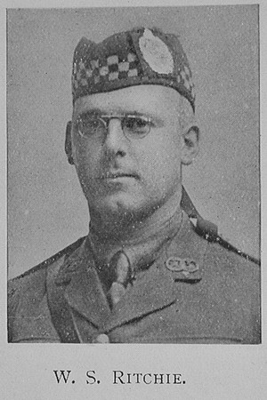 Ritchie W S 2nd Lt 5th Argyll And Sutherland Highlanders