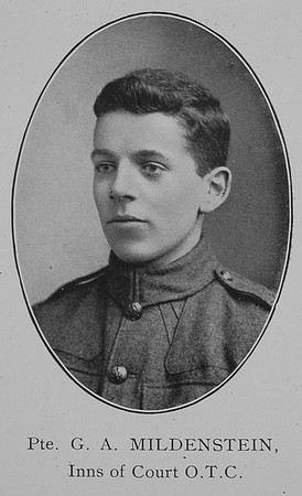 Mildenstein G A Pte Inns Of Court Officer Training Corps William Graham Company