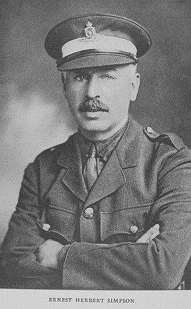 Simpson E H 2nd Lt Royal Garrison Artillery