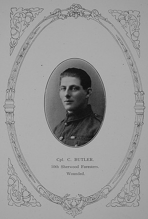 Butler C Cpl 10th Notts Derby Regiment  William Graham And Company Record Of Service Great War