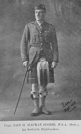 MacKay-Scobie I H Captain 1st Seaforth Highlanders The Sword Of The North Highland Memories Of The Great War - Dugald MacEchern