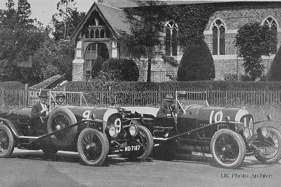 Le Mans Team 1925 J F Duff And F C Clement No 9 H K Moir And Dr Benjafield No 10