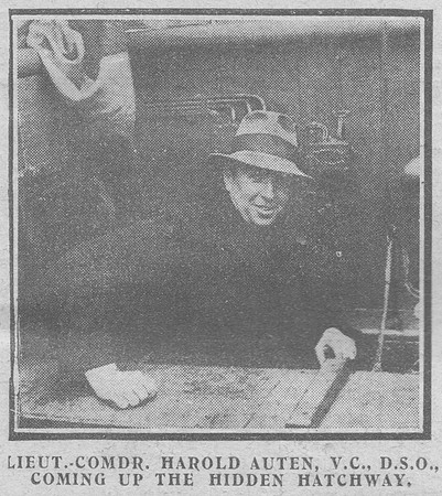 Auten H Lt VC DSC HMS Stock Force RNR The Graphic 3rd Dec 1918